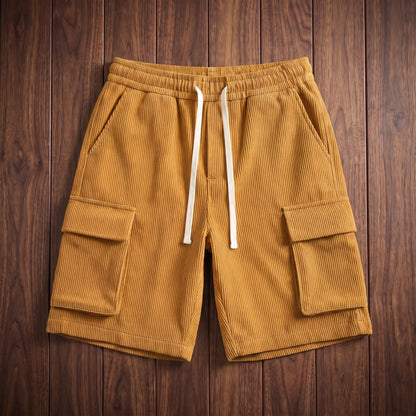 CORDUROY LOOSE SHORTS