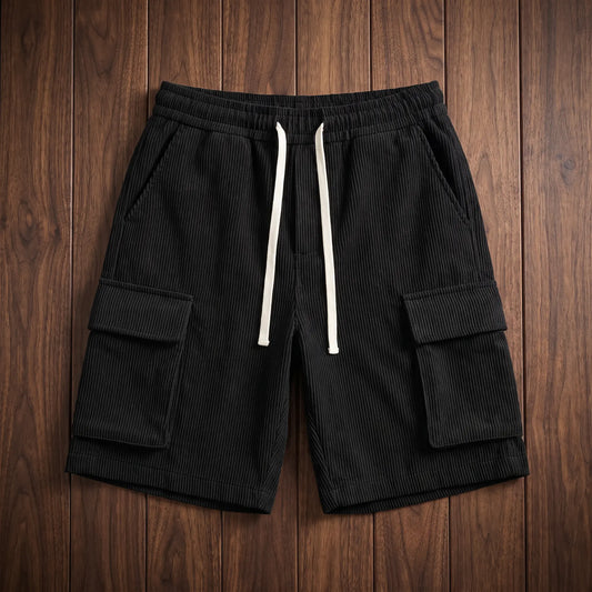 CORDUROY LOOSE SHORTS