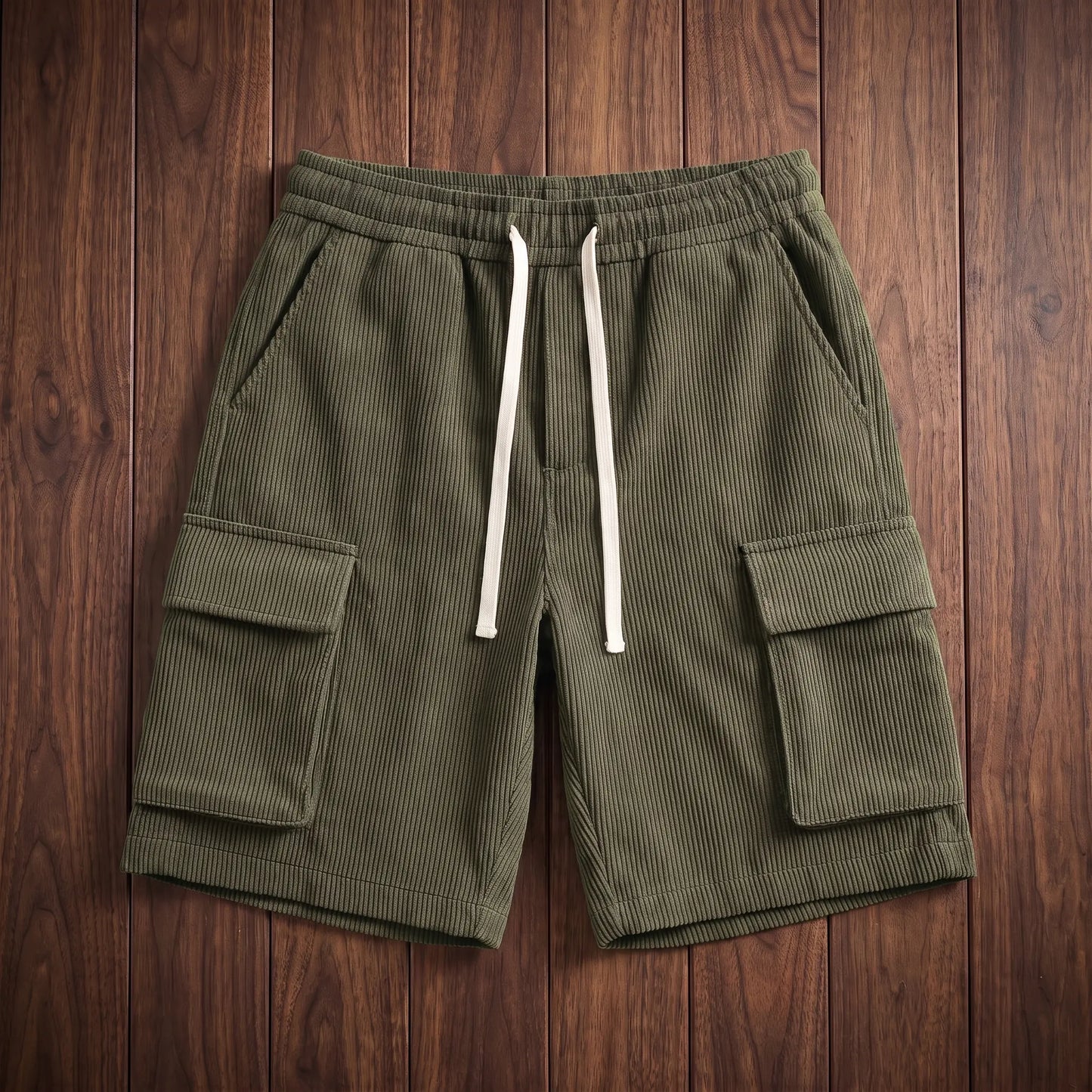 CORDUROY LOOSE SHORTS