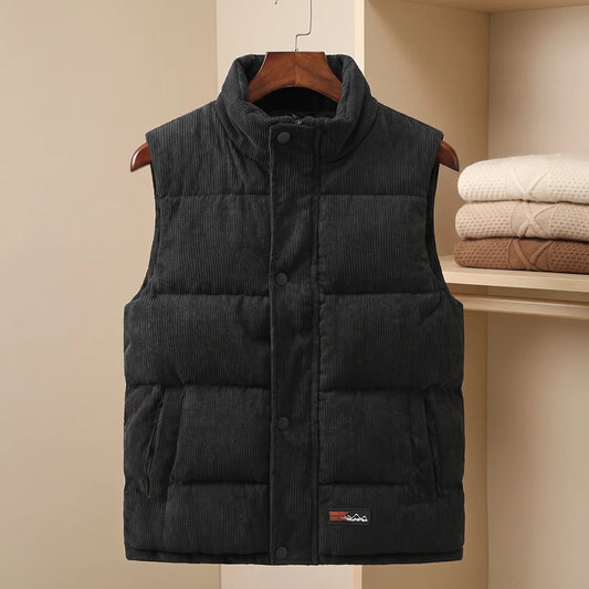 CORDUROY PUFFER VEST