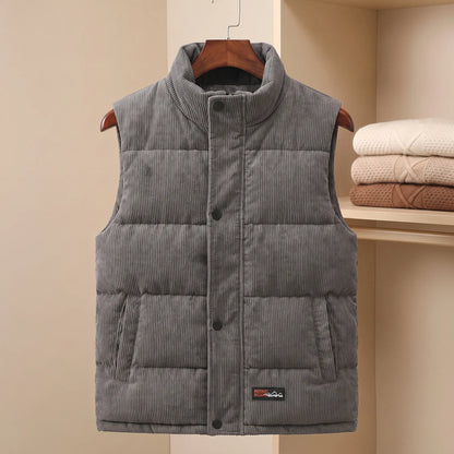 CORDUROY PUFFER VEST