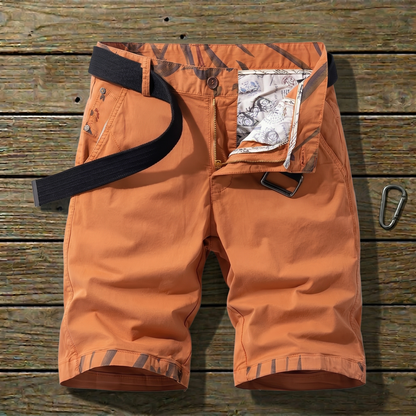COTTON STRETCH CARGO SHORTS