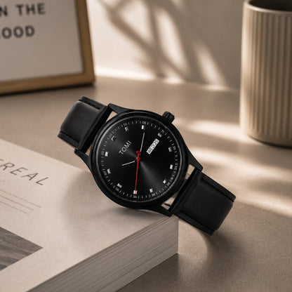 CRIMSON SWEEP QUARTZ WATCH