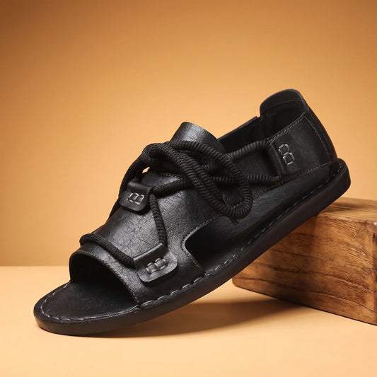 CROSS LACE SUMMER SANDALS
