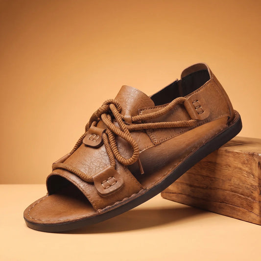 CROSS LACE SUMMER SANDALS