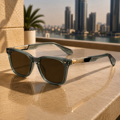 CRYSTAL ACETATE SUNGLASSES
