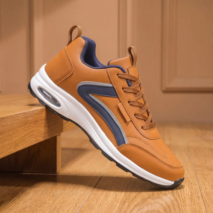 Cushion Step Trainers in Brown