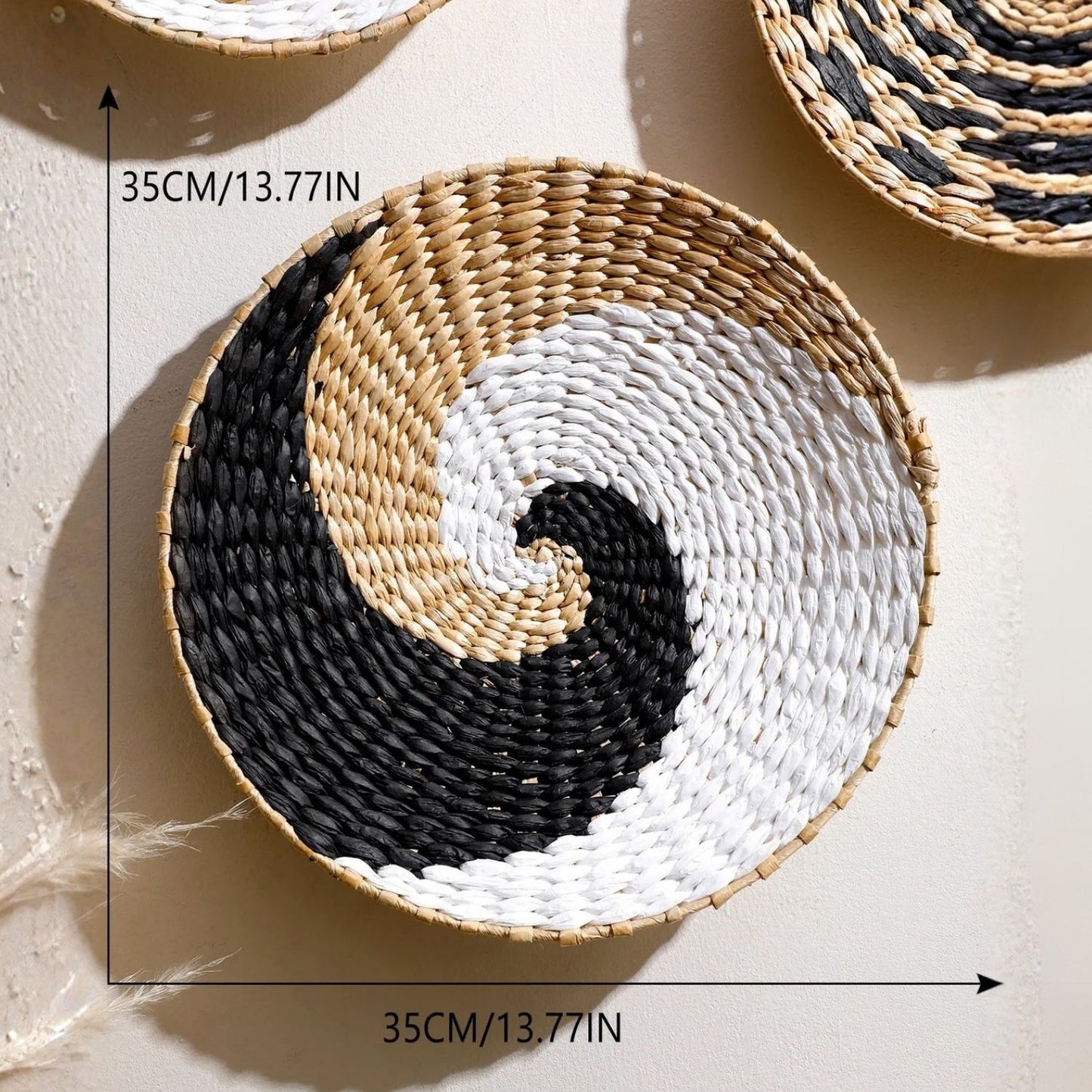 Solara 6-Piece Seagrass Wall Decor