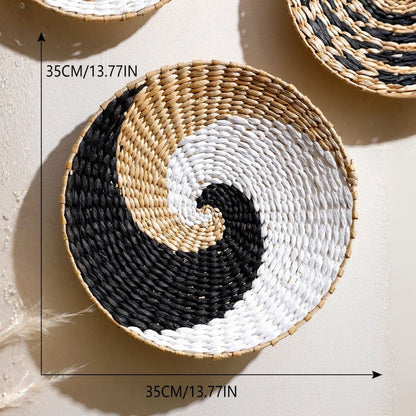 Solara 6-Piece Seagrass Wall Decor
