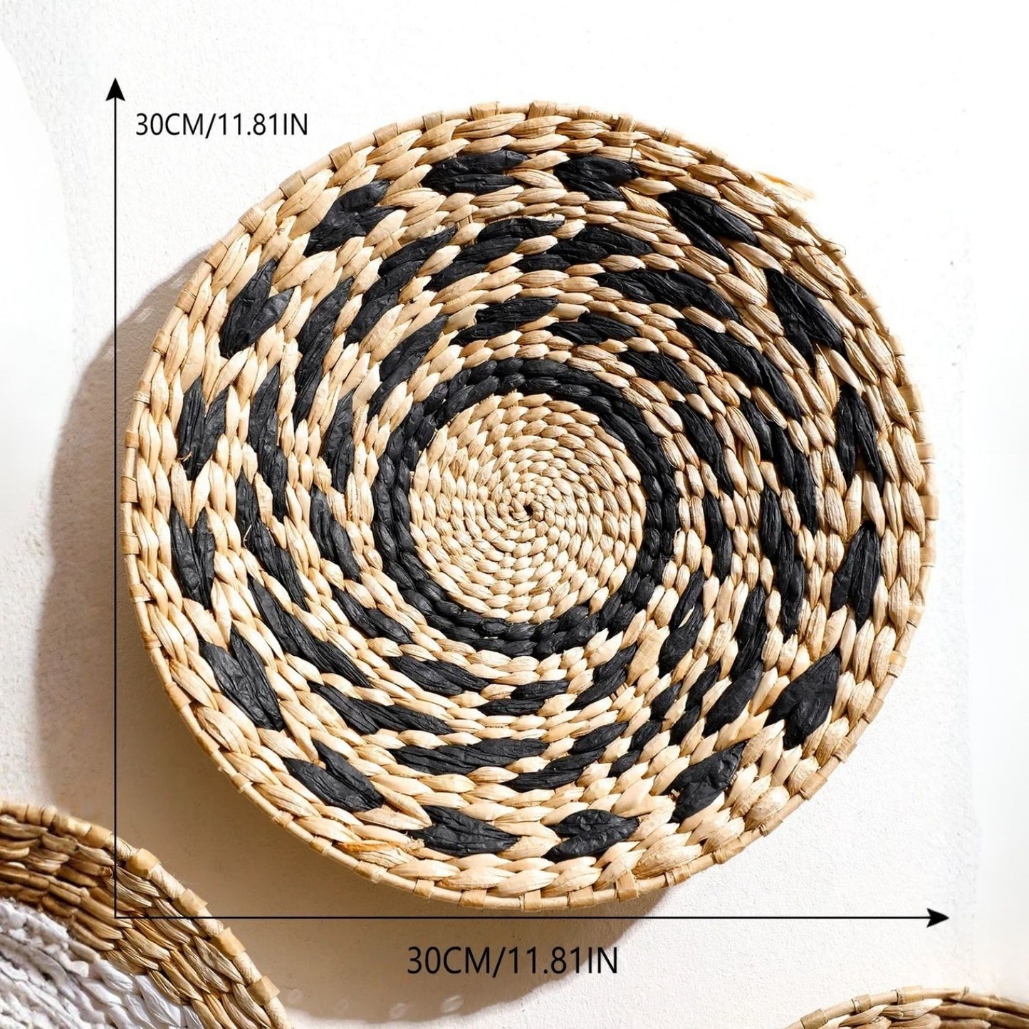 Solara 6-Piece Seagrass Wall Decor
