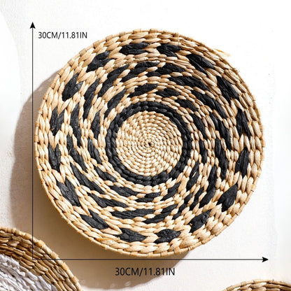 Solara 6-Piece Seagrass Wall Decor