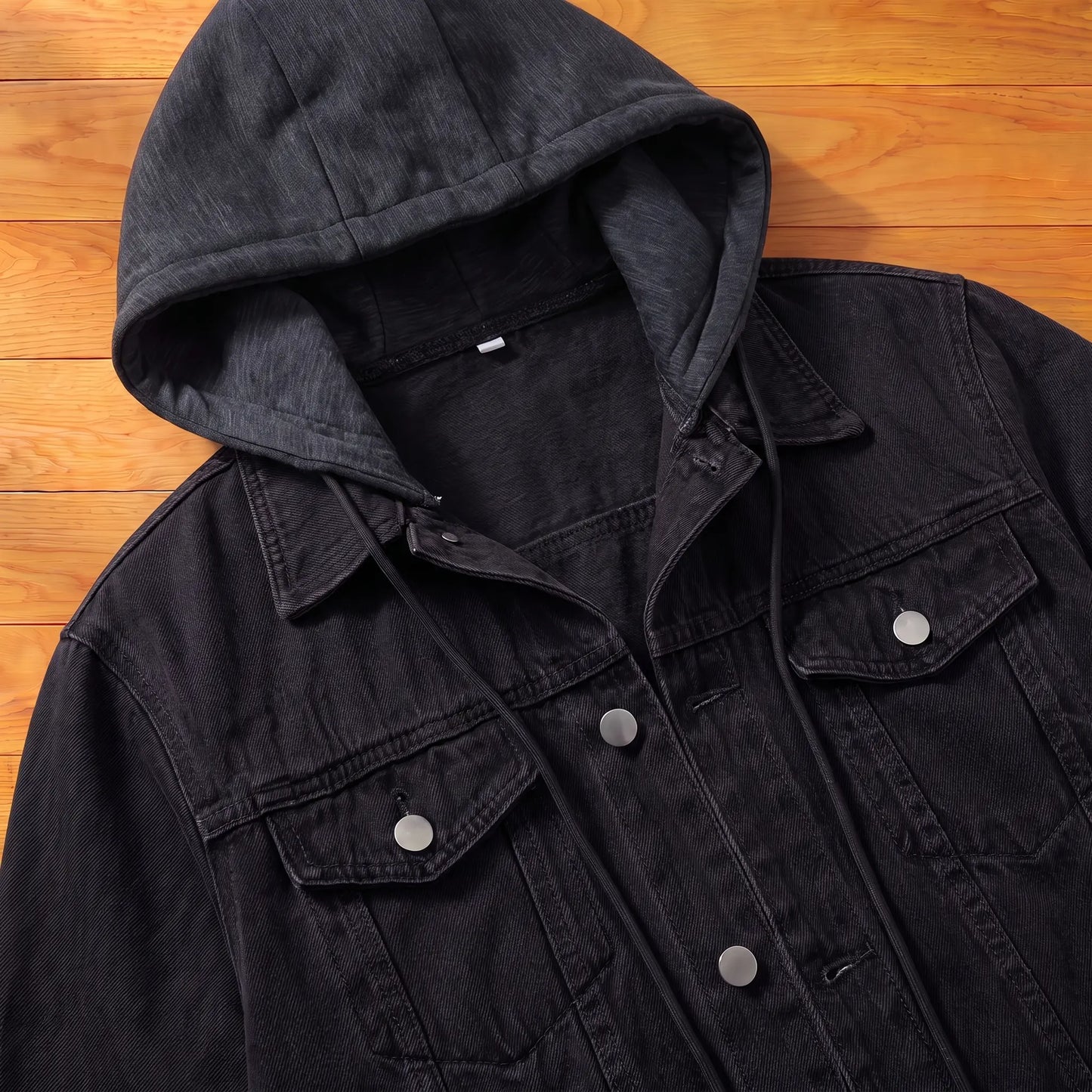 DETACHABLE HOOD JACKET