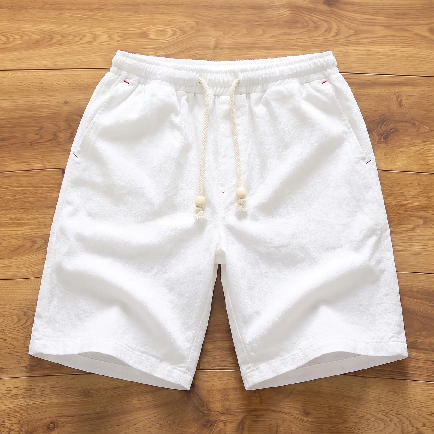 ELASTIC LINEN SHORTS