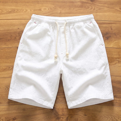 ELASTIC LINEN SHORTS