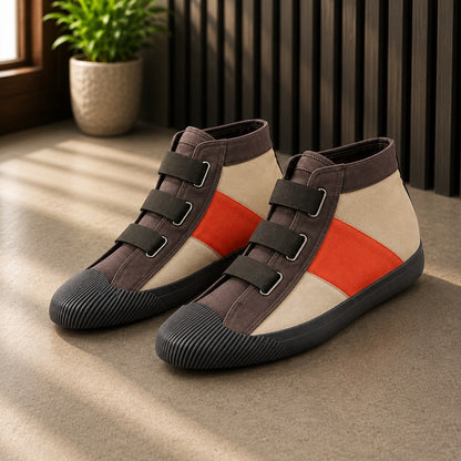 ELASTIC STRAP HIGH TOP SHOE