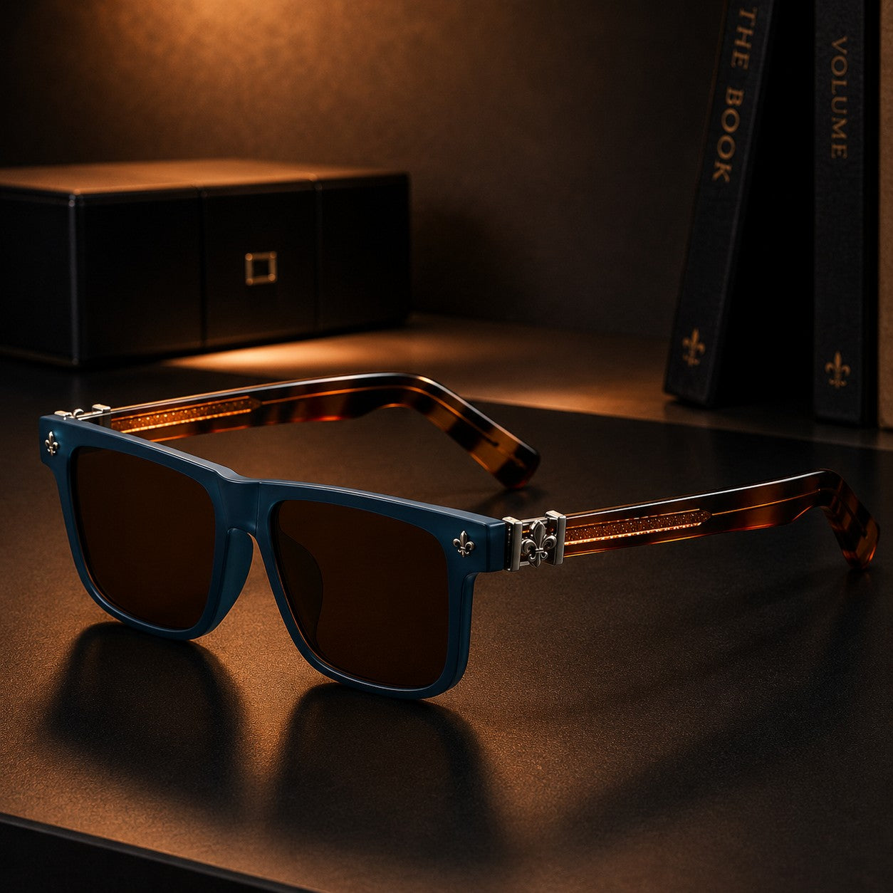 FLEUR CREST SQUARE SHADES