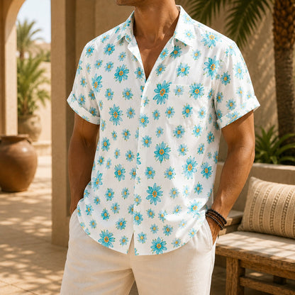 FLORAL SHORT SLEEVE SHIRT