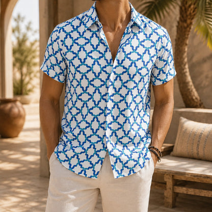 FLORAL SHORT SLEEVE SHIRT