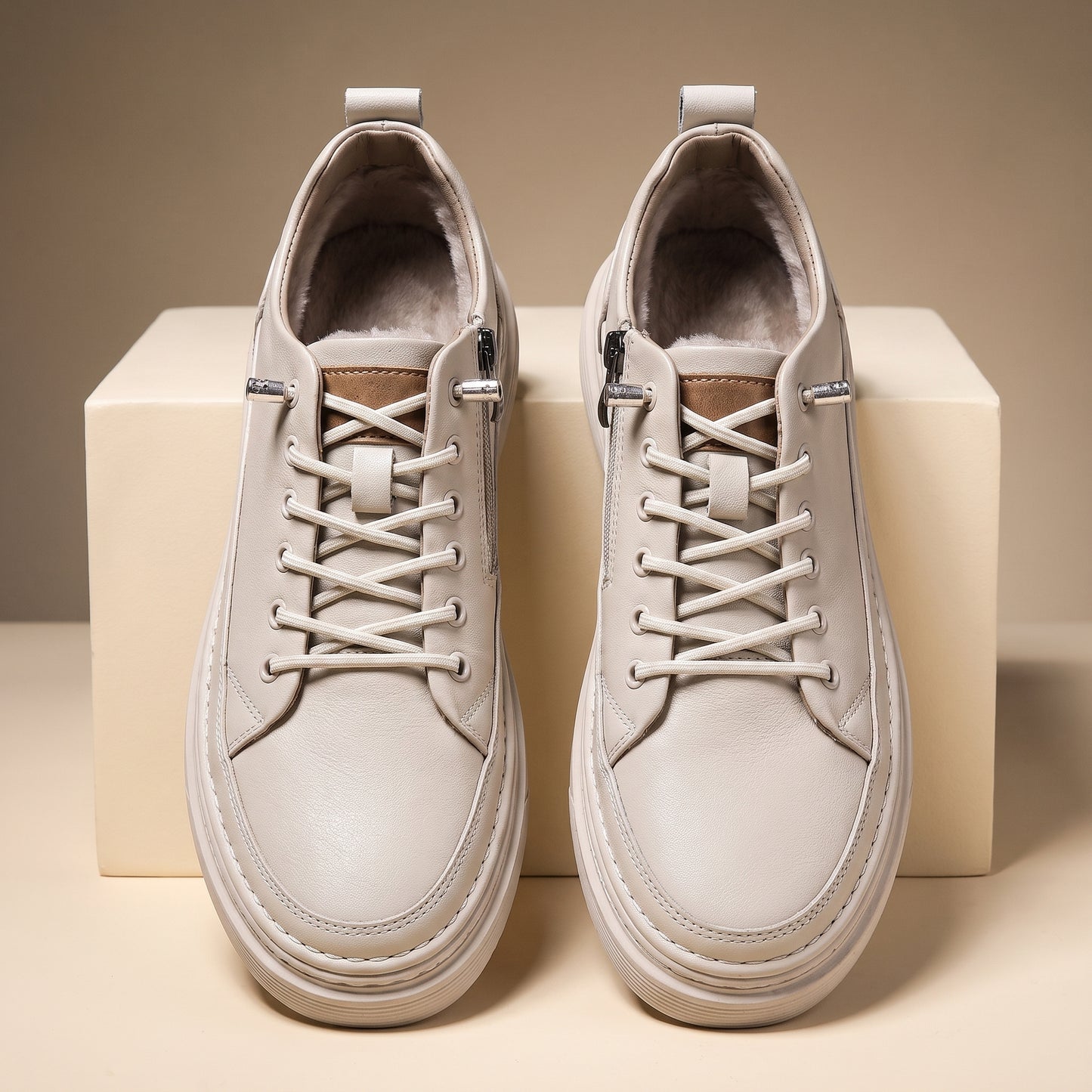 GENUINE LEATHER SNEAKERS