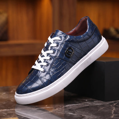 GLOSSY CROC  PATTERN SNEAKER