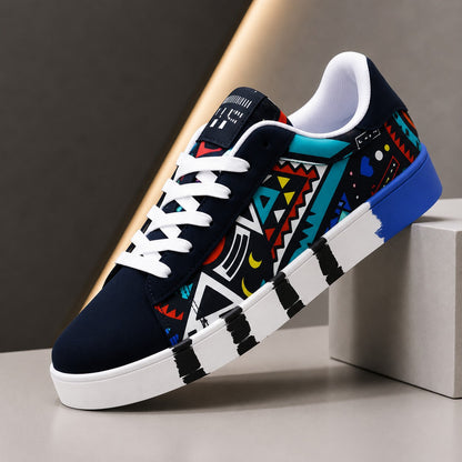 GRAFFITI PRINT SKATE SHOE