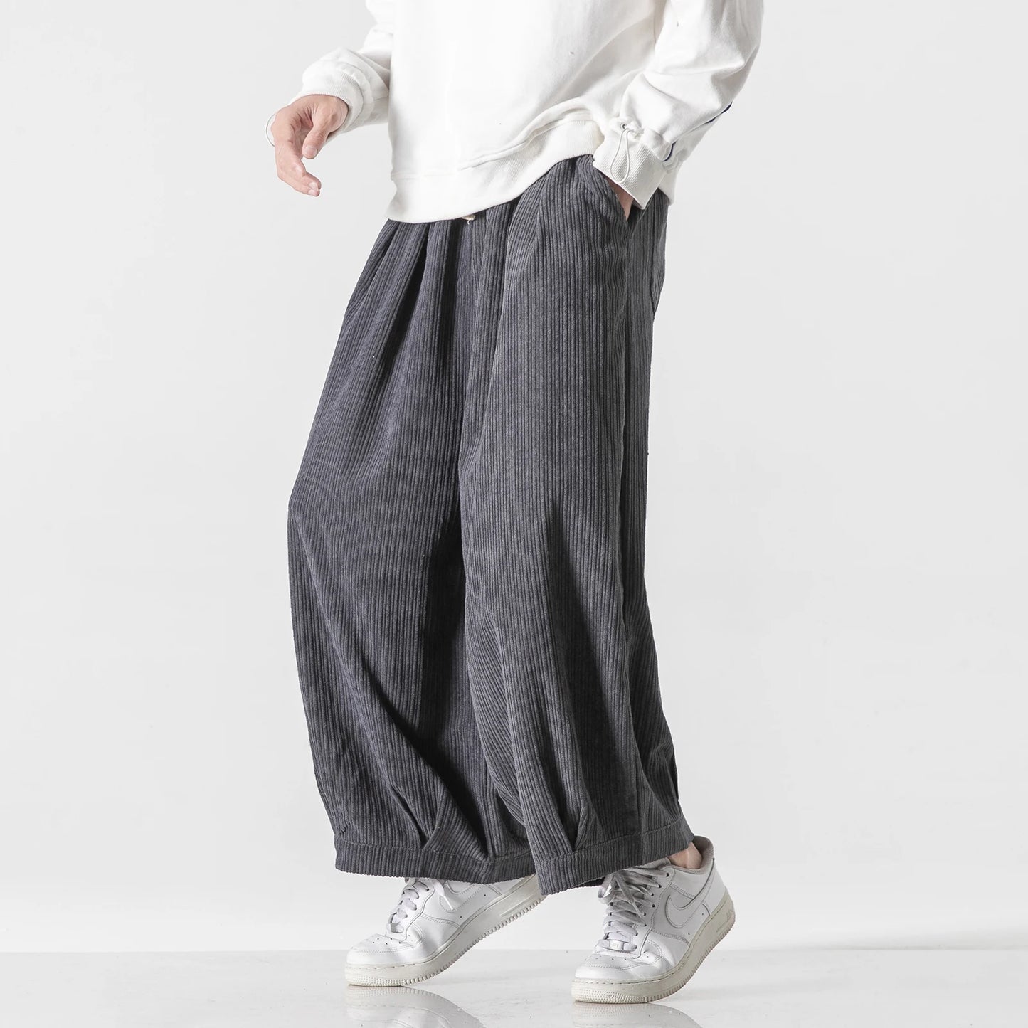 Kairo Wide-Leg Corduroy Trousers
