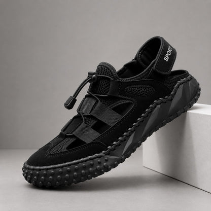 HAND STITCH MESH TRAIL SANDALS