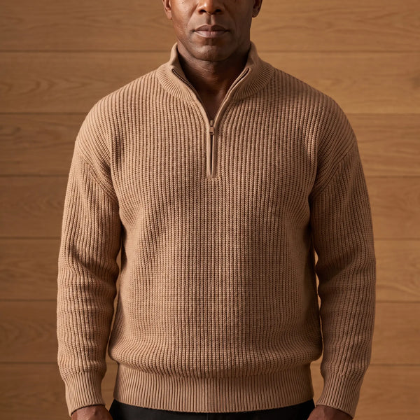 HEAVY RIB SWEATER