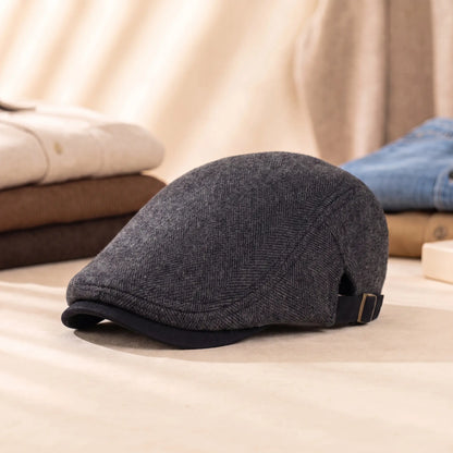 HERRINGBONE FLAT CAPS
