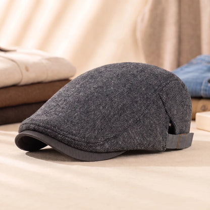 HERRINGBONE FLAT CAPS
