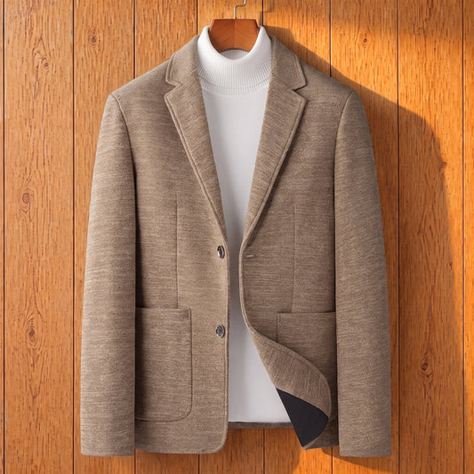 KNIT TEXTURE TAILORED BLAZER