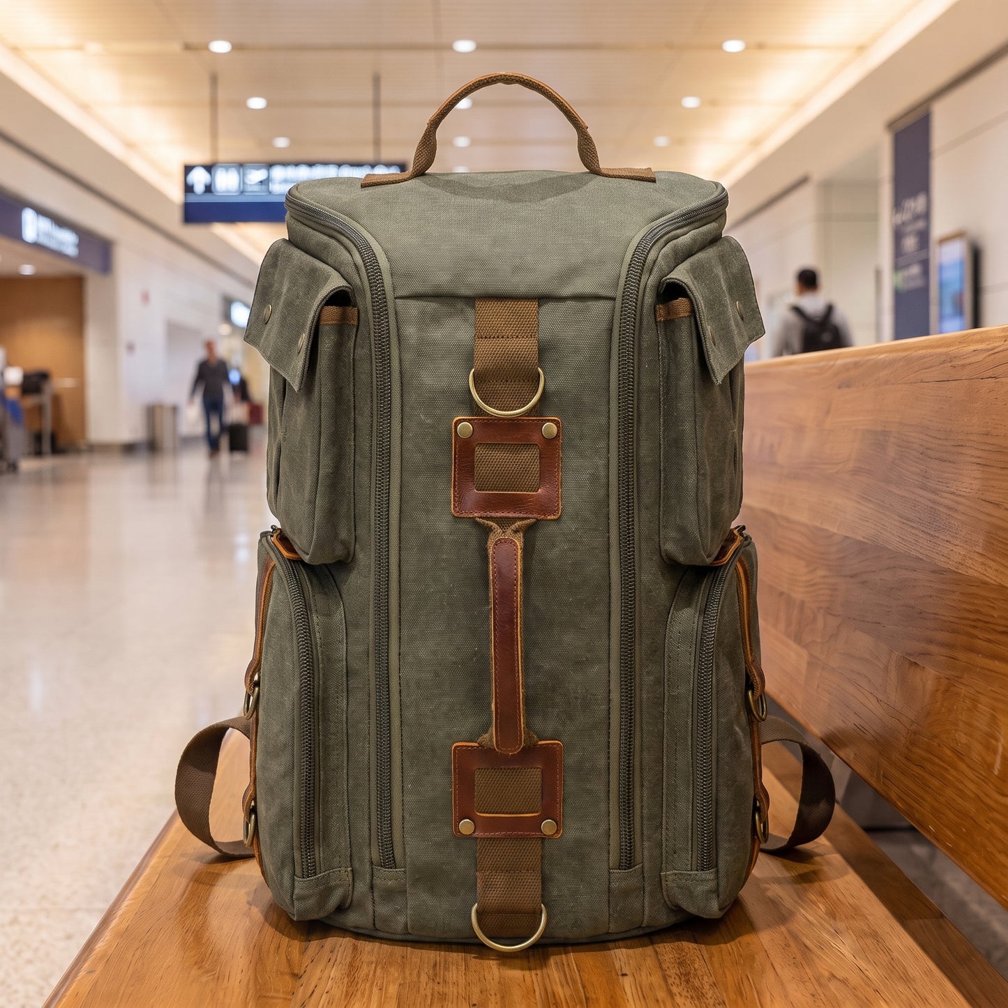 LARGE SPACE CANVAS BACKPACK