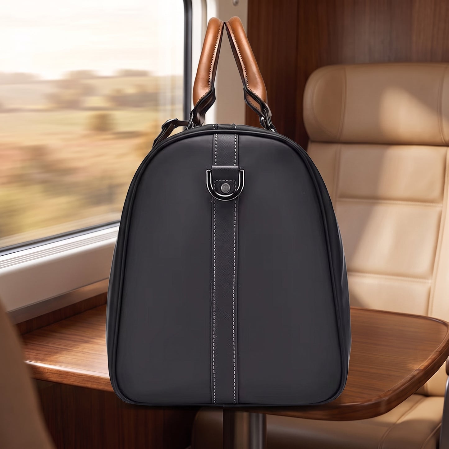 LEATHER DUFFEL BAG
