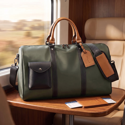LEATHER DUFFEL BAG