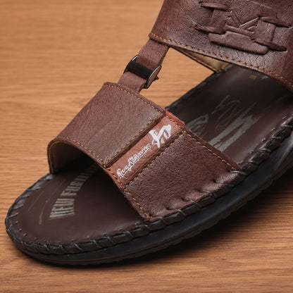 LEATHER STRAP SANDALS