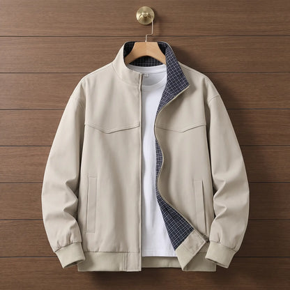 Light Collar Jacket in Beige