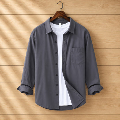LONG SLEEVE LINEN SHIRT