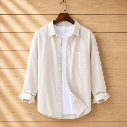 LONG SLEEVE LINEN SHIRT