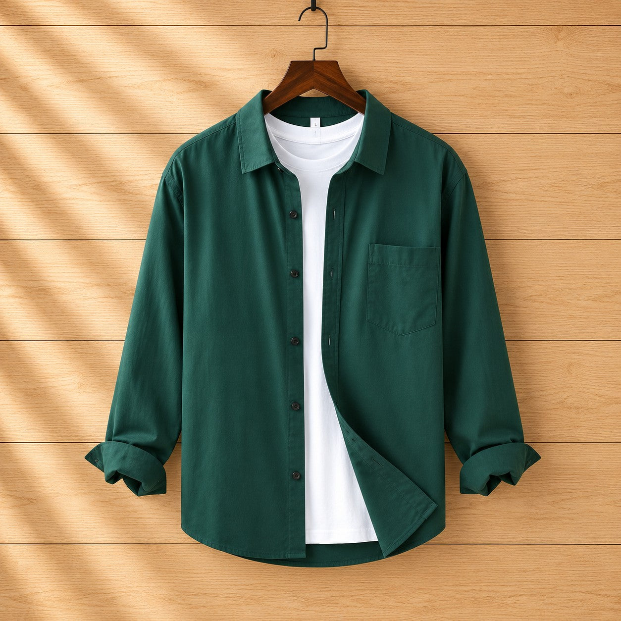 LONG SLEEVE LINEN SHIRT