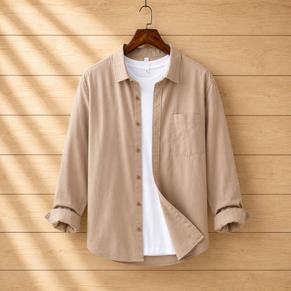 LONG SLEEVE LINEN SHIRT