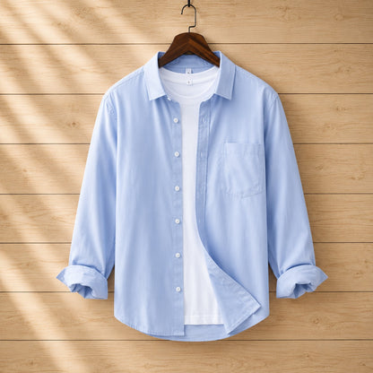 LONG SLEEVE LINEN SHIRT