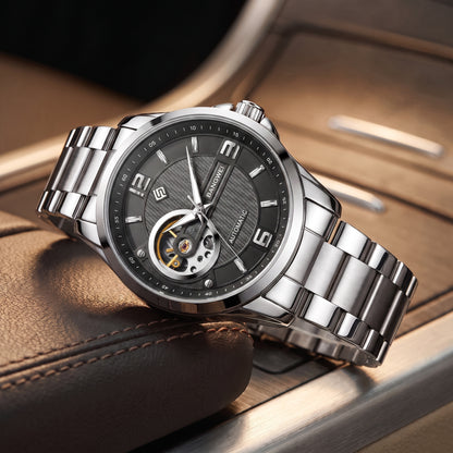 LUMINOUS OPEN GEAR WATCH