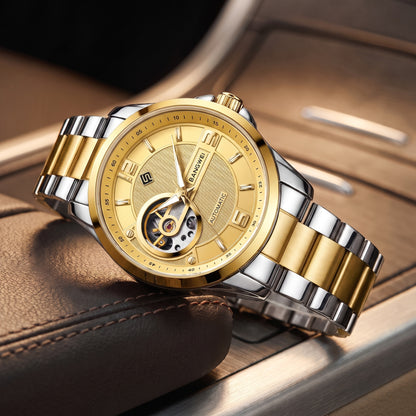 LUMINOUS OPEN GEAR WATCH