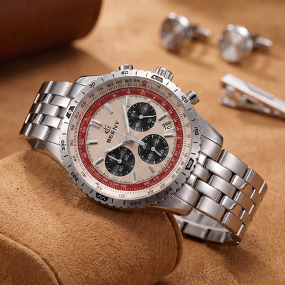 LUMINOUS STEEL CHRONOGRAPH WATCH