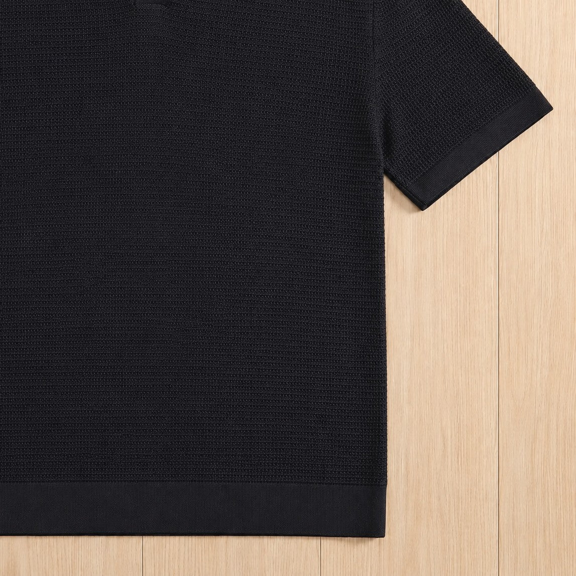 LYOCELL KNIT POLO SHIRT