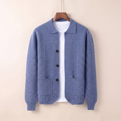 MERINO WOOL CARDIGAN