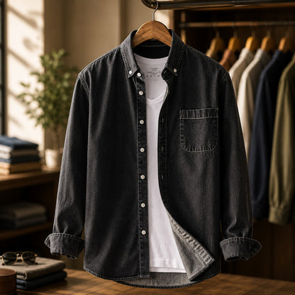 MODERN WORKWEAR DENIM SHIRT