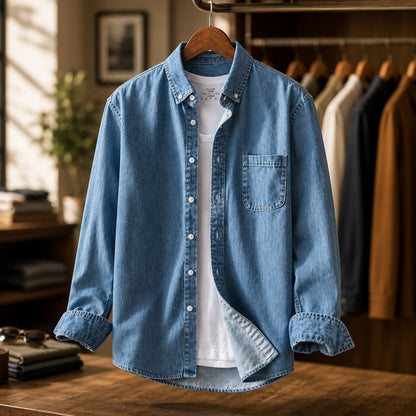 MODERN WORKWEAR DENIM SHIRT