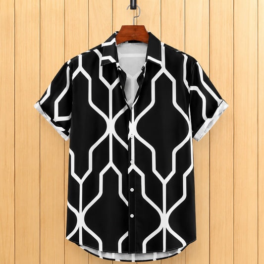 MONOCHROME BLOOM SHIRT