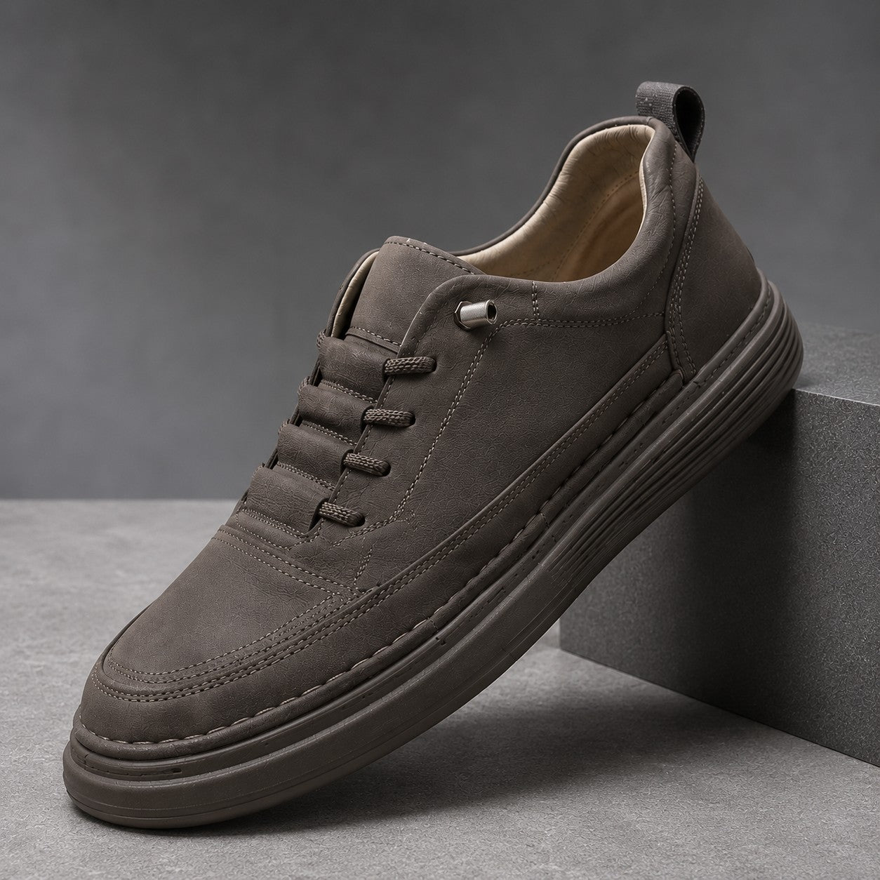MUTED TONE SUEDE SHOE